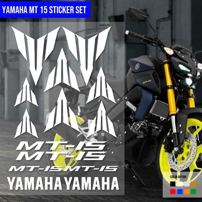 Sticker Set Logo Yamaha Mt 15 Mt15 Kode 024