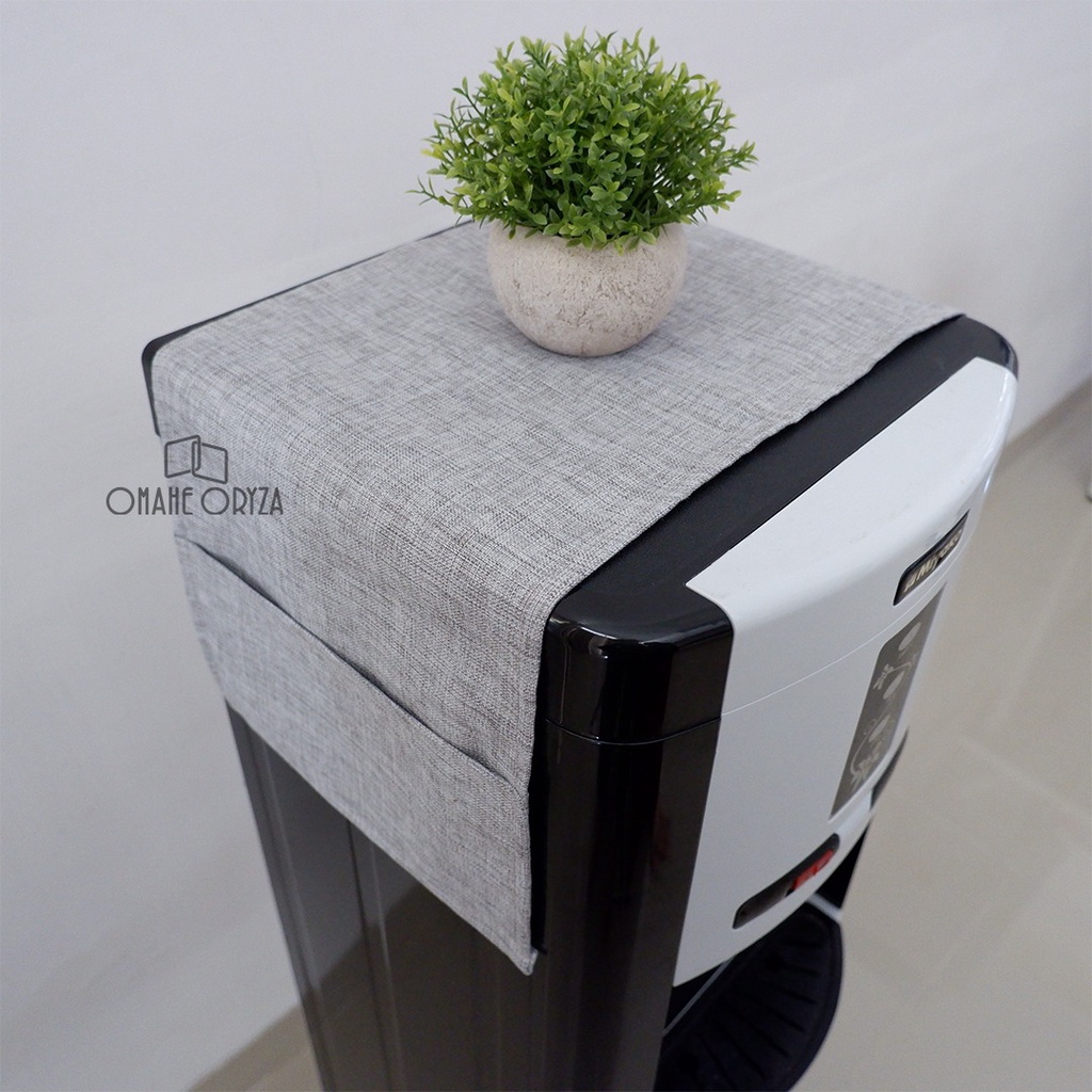 IWANA_HOME COVER DISPENSER GALON BAWAH ALAS TATAKAN TAPLAK DISPENSER MOTIF WARNA POLOS BAHAN TEBAL