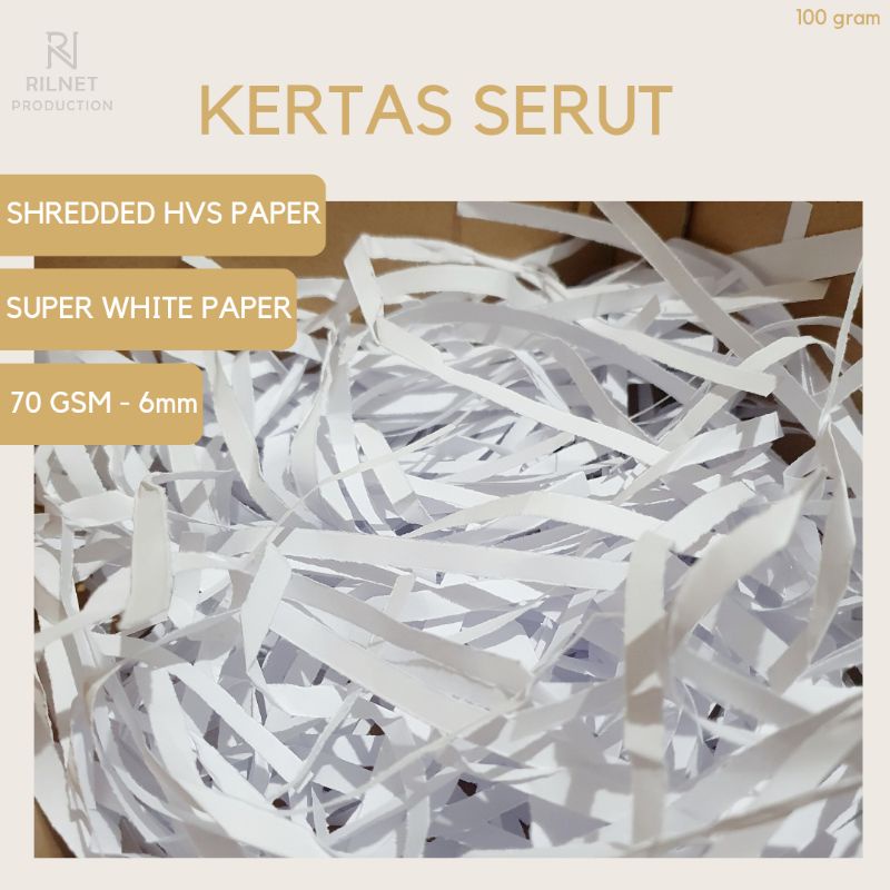 

Kertas Serut - Kertas Cacah - Shredded Paper - Potongan Kertas