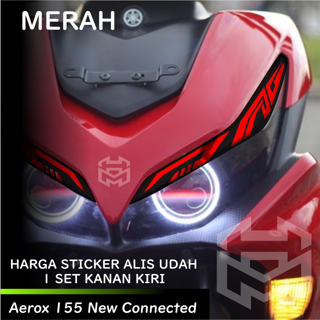 STICKER ALIS AEROX 155 NEW CONNECTED MOTIF 01