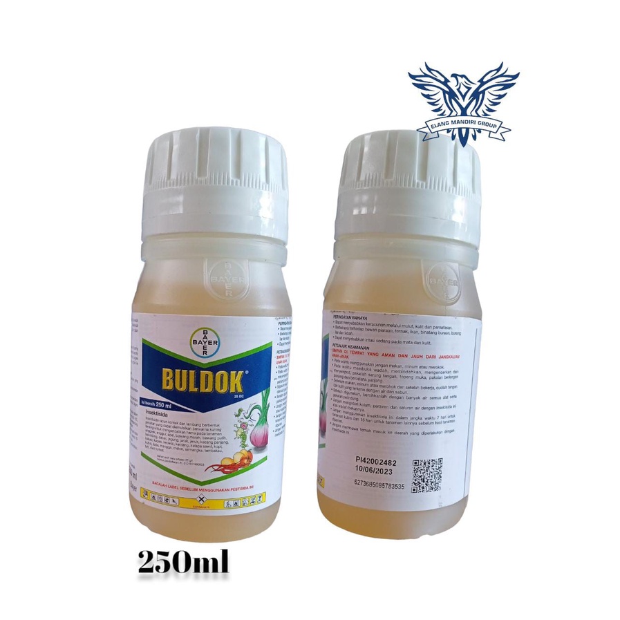 Insektisida Obat Pembasmi Hama Ulat Tanaman Buldok 25EC 250 ml Bahan Aktif : Beta siflutrin 25g/l