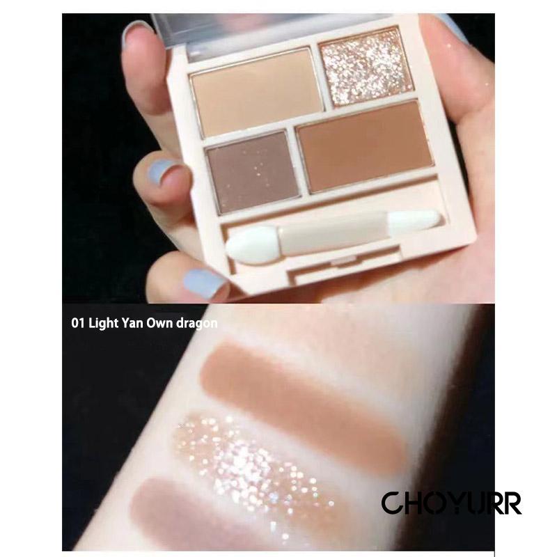 【COD】4 in 1 JADED MULTI EYE PALETTE EYESHADOW MATTE SHINE-CH