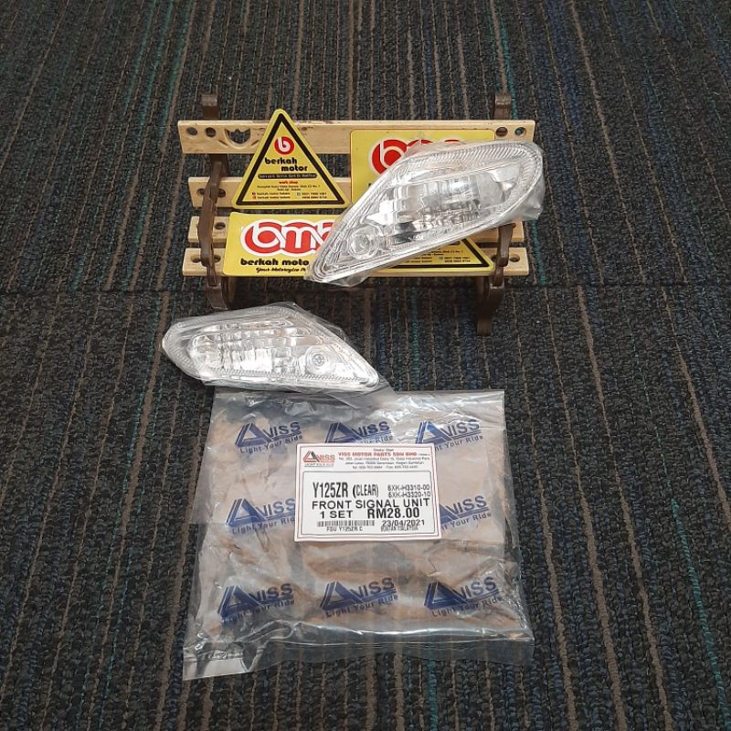 Yamaha 125 Z ZR lampu sein depan clear mika bening seperti original