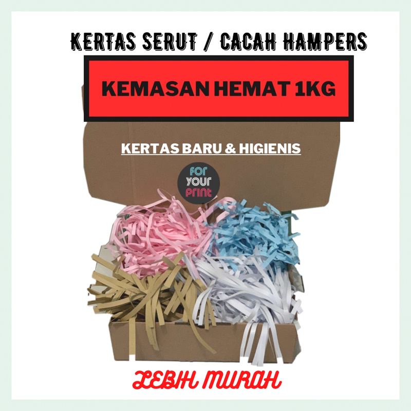 

(1kg) KERTAS SERUT PACKING / KERTAS SERUT HAMPERS / KERTAS CACAH OLSHOP