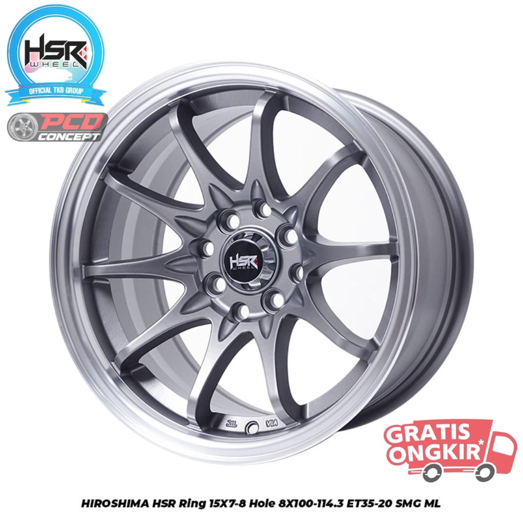 VELG R15 CELONG CALYA, VIOS, CITY BRIO, AVANZA R15 TYPE CE28 FREE KIRIM LOMBOK HIROSHIMA HSR R15X7/8