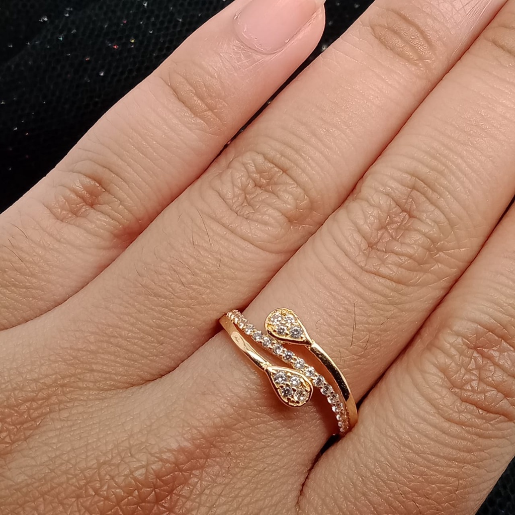 Cincin emas 17k - 1.75 gr kadar 750 - 4108