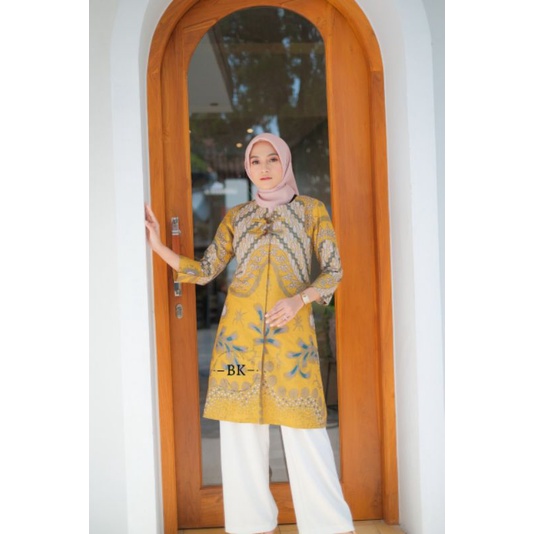Batik Tunik Wanita Bolero Lapis Furing Atasan Batik Dres Wanita Baju Batik wanita