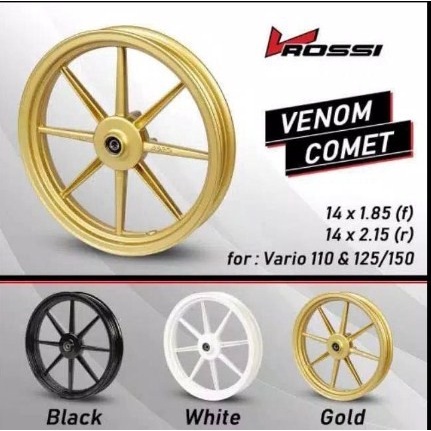 Velg Bintang Rossy V-Comet Motor Vario 110 Warna Black