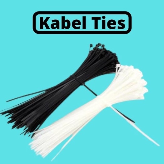 Kabel Ties Hitam 10cm / 20cm / 25cm Harga 1pack isi 100pcs