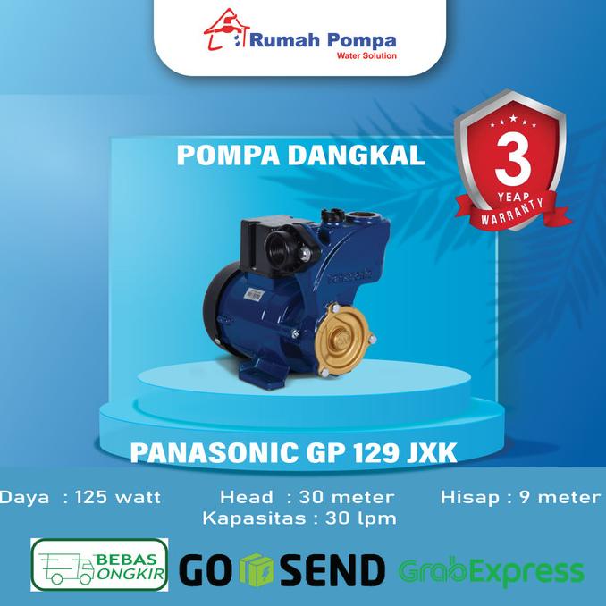 Promo Mesin Pompa Air Panasonic GP 129 JXK