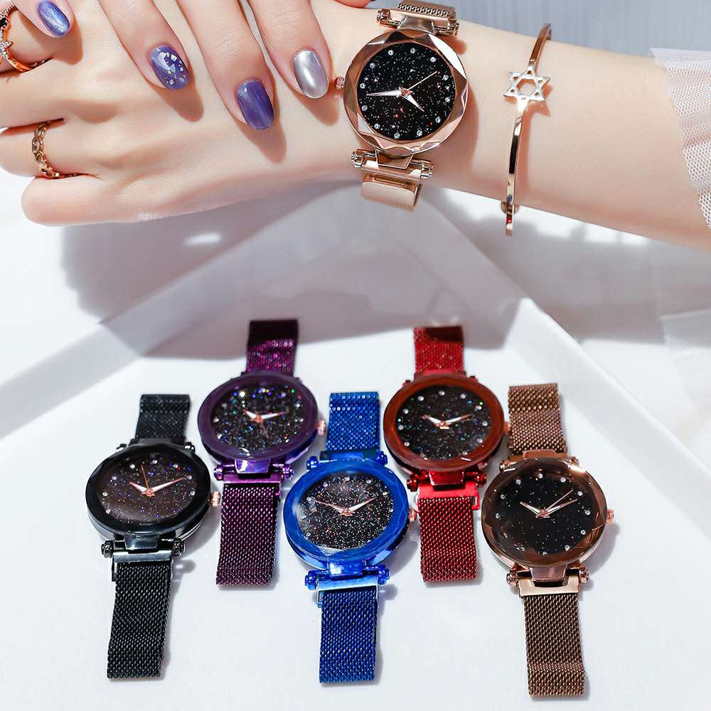 ［ready Stok］Jam Tangan Magnet Rantai Wanita Rantai Pasir