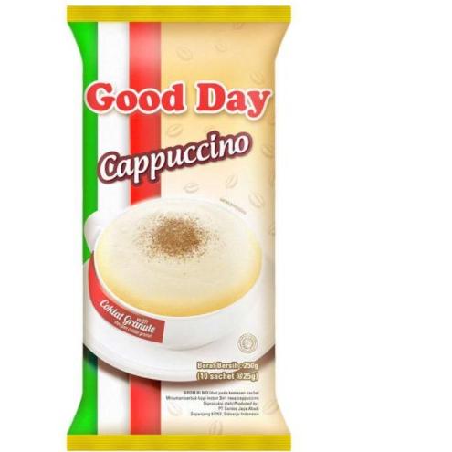 

⚡COD⚡ GOODDAY Capuccino Kopi Instant RENCENG [25g x 10sachet] *