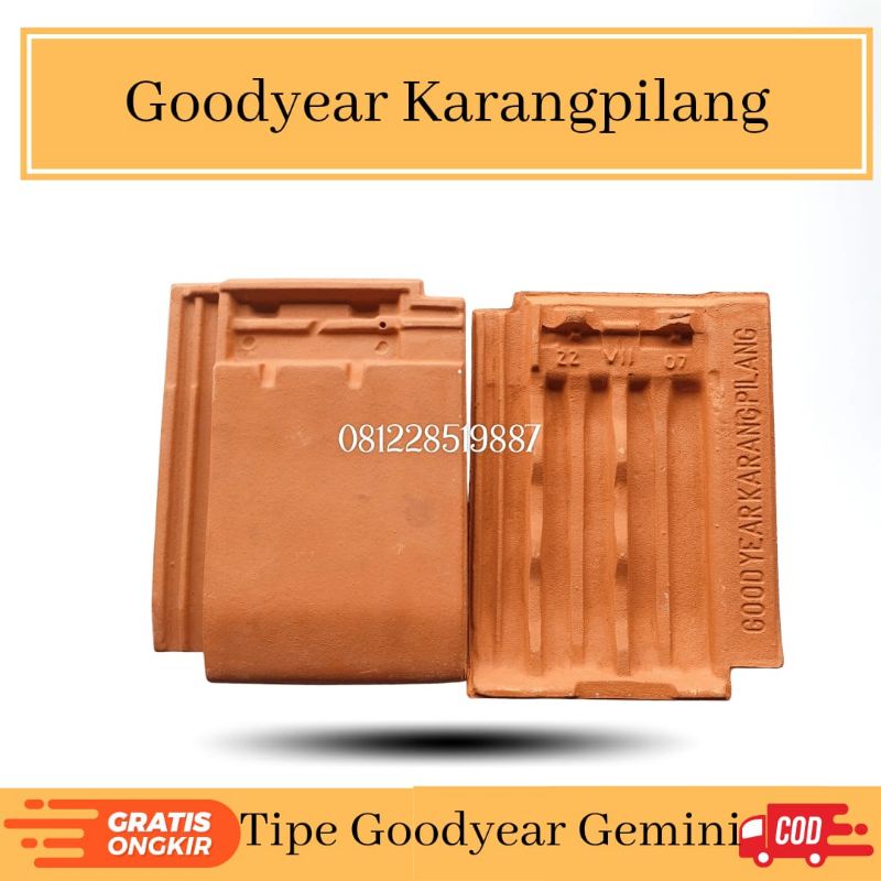 genteng goodyear flat gemini kecil
