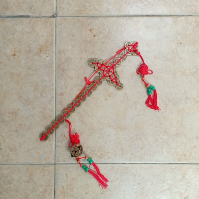 pedang koin ukuran besar pedang tujuh bintang feng shui