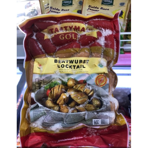 

Sosis Bratwurst Cocktail Tasty Max 500gram
