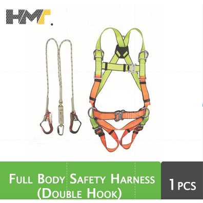 Full Body Safety Harness Double Hook