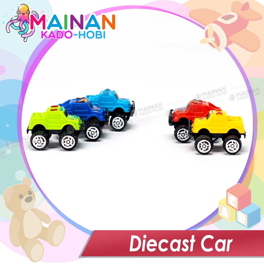 SOUVENIR HADIAH ANAK LAKI MAINAN MINIATUR DIECAST CAR MOBIL JEEP