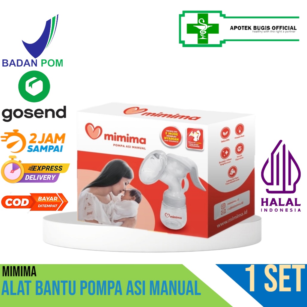 Pompa ASI Manual | Manual Breast Pump Mimima - Alat bantu Asi