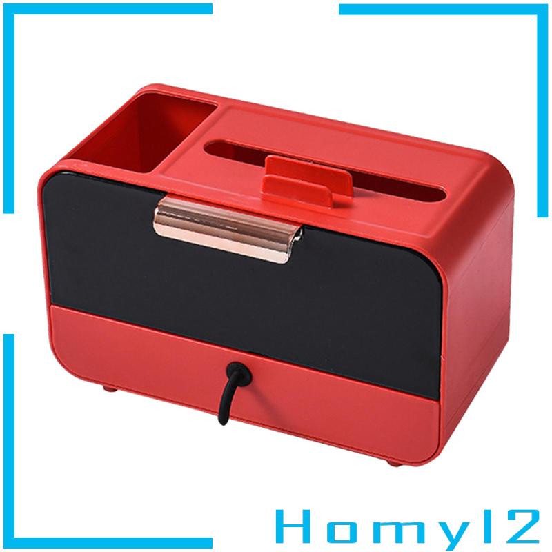 [HOMYL2] Kotak Tissue Cover Storage Organizer Nakas Organizer Desktop Untuk Kantor