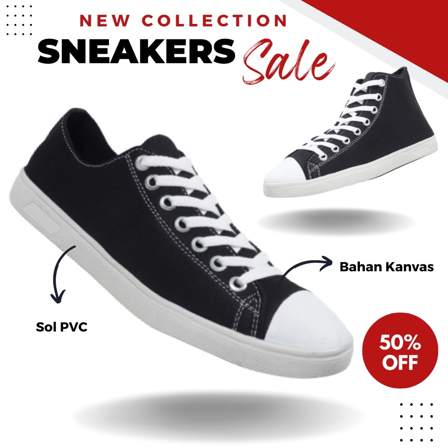 Sepatu Sneakers Pria Converse Allstar Pvc Sepatu Sekolah Kuliah Premium Pria Wanita