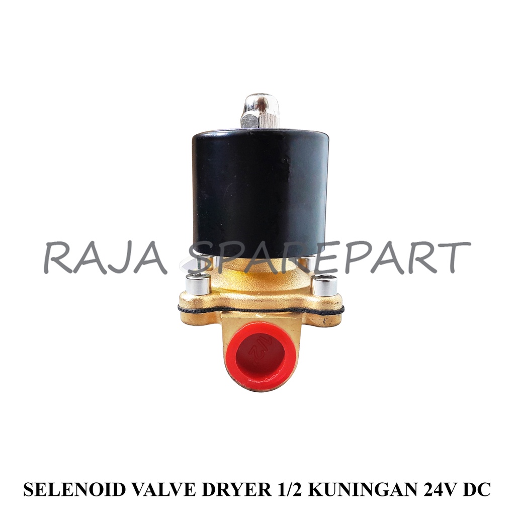 SELENOID/SELENOID VALVE DRYER KUNINGAN 1/2 KUNINGAN 24V DC