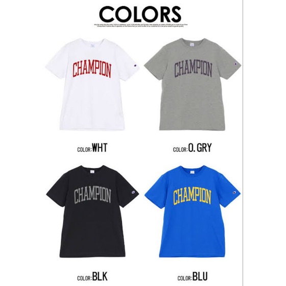 T-shirt Champion Campus Original Sisa Export