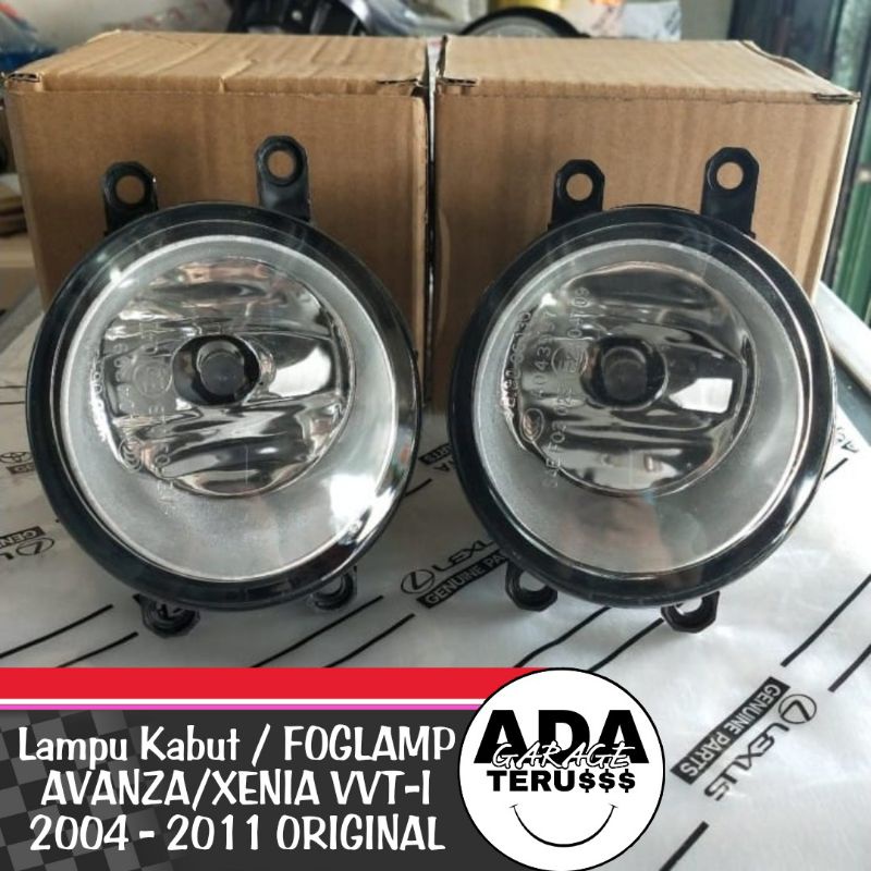 FOGLAMP LAMPU KABUT TOYOTA AVANZA/XENIA 2004-2011 ORIGINAL VALEO