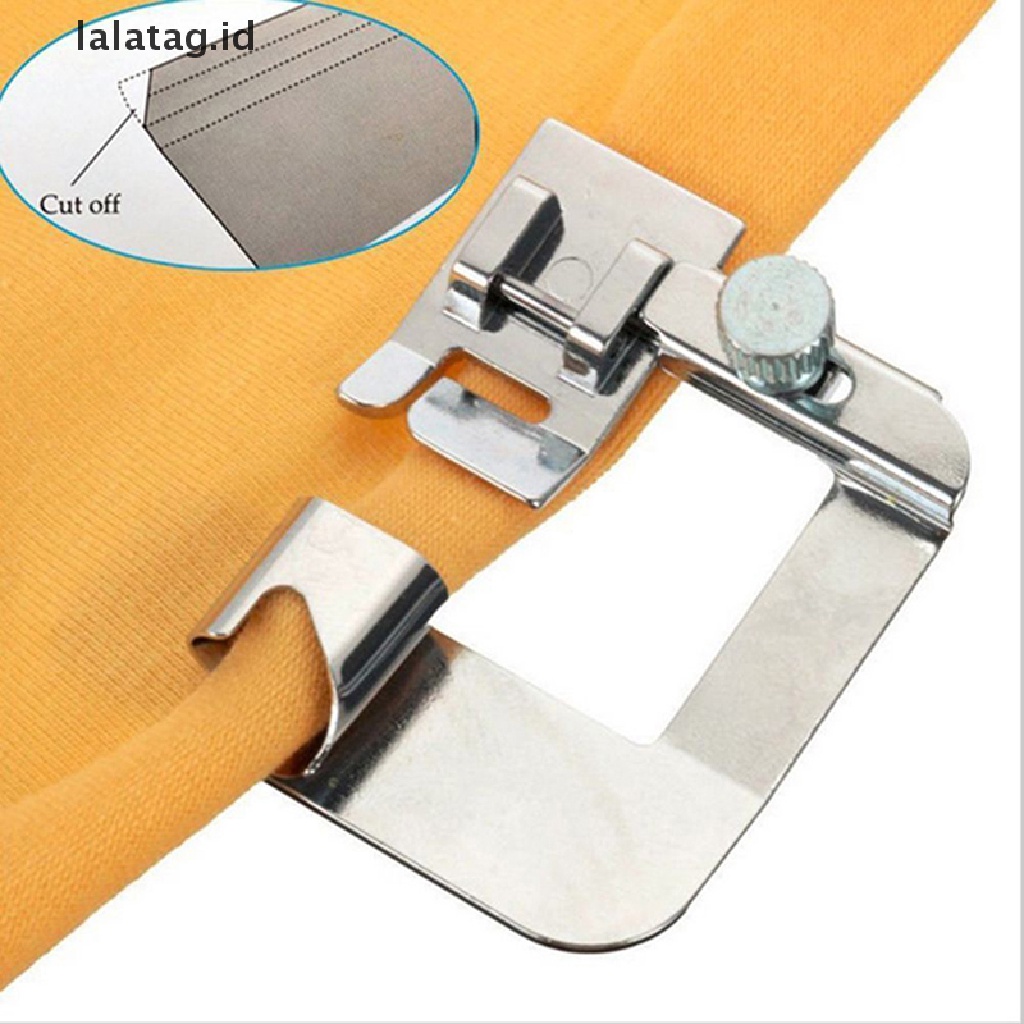 [lalatag] 3pcs Hemming Cloth Strip Presser Foot Mesin Jahit Hemmer Rolled Hem [ID]