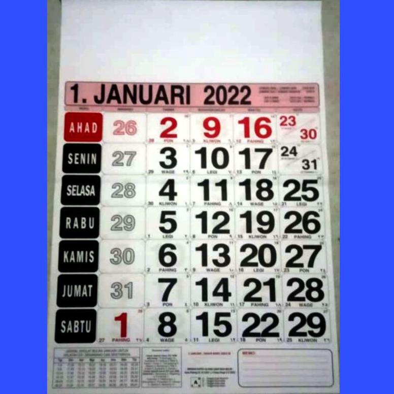 [COD] Kalender Dinding/Kalender Jawa/Kalender Almanak(2023) 47×30CM 9292