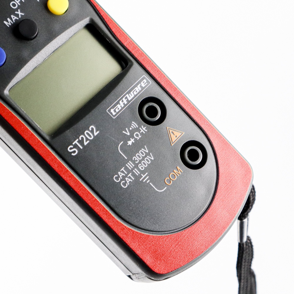 Taffware ANENG Digital Multimeter Voltage Tester Clamp with Temperature Prob - ST202 - Red