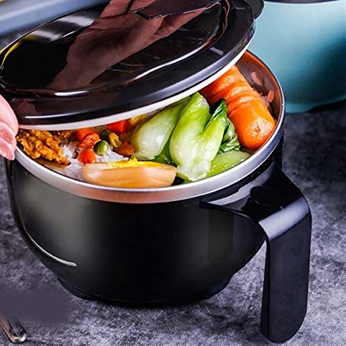 Bulat tempat makan mangkok mie instan bersegel stainless steel 304 ada 4 warna