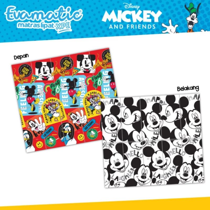 Evamatic Disney Mickey Mouse Matras Lipat