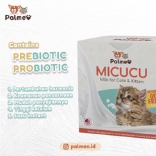 Micucu Cat and Kitten Milk / Susu Kucing (Harga perBox)