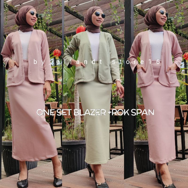 ONE SET BLAZER POLOS+ ROK SPAN