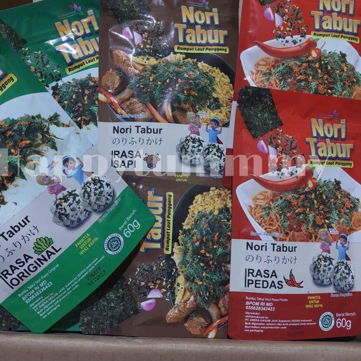 

codel2L6x HPT - NoriGo Tabur Rumput Laut Panggang (ROASTED) 60g Halal