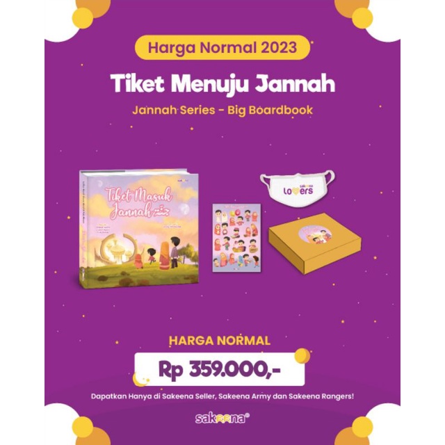 

TIKET MASUK JANNAH BOARDBOOK