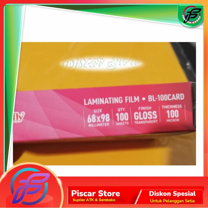 

Plastik Laminating Film Butterfly - (Card / KTP Size) ECERAN per PCS