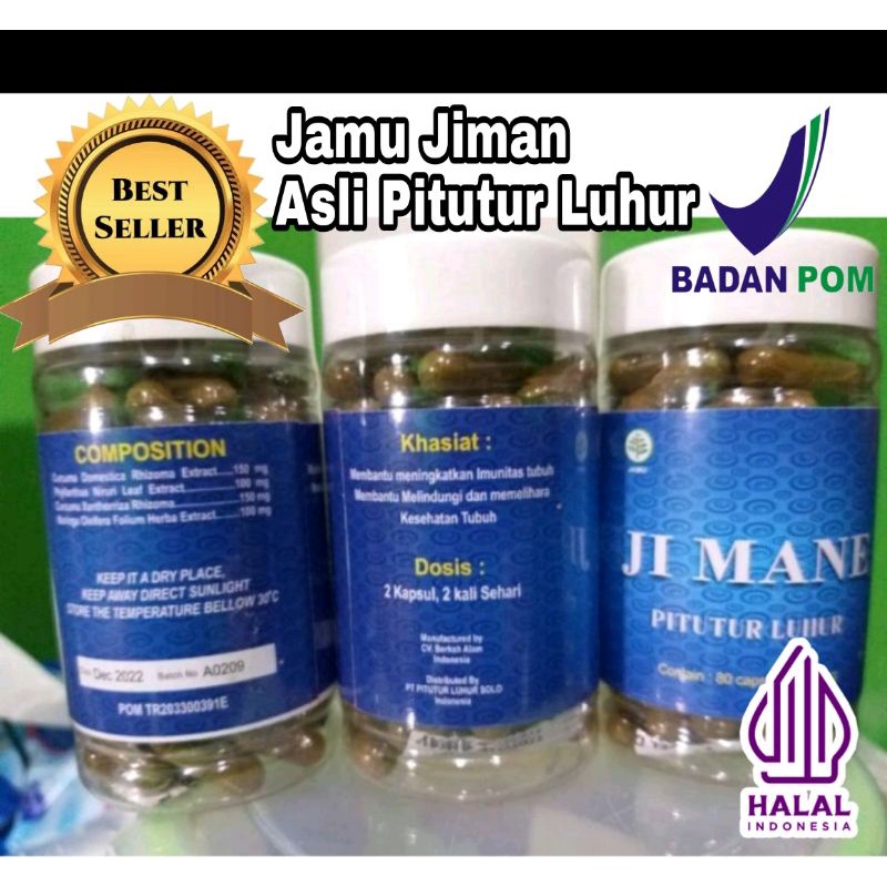 (COD) JAMU JIMAN JIMANE JI MAN JIMANE KAPSUL HERBAL ASLI PITUTUR LUHUR ORIGINAL