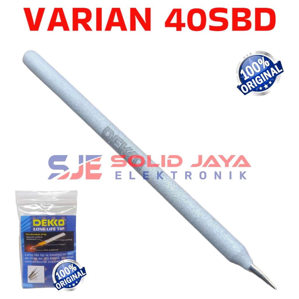 MATA SOLDER DEKKO 40W TIP PAKU SOLDERING TIP DS40N 40B 40SBD DEKO ASLI ORIGINAL ORI