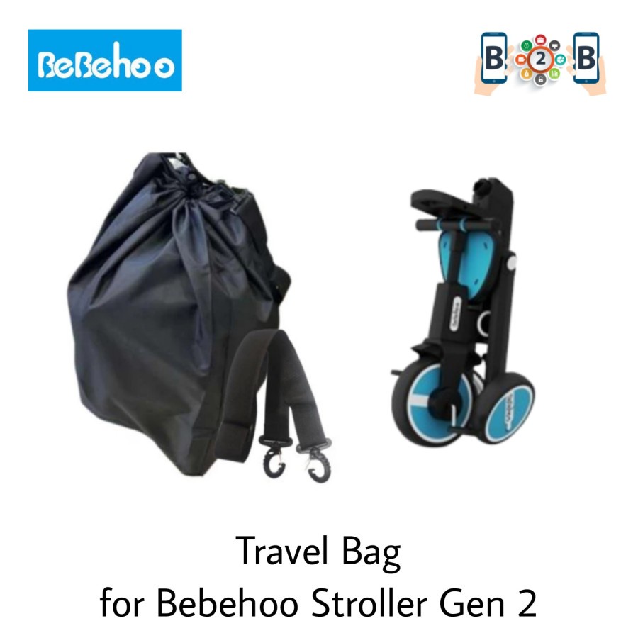 Travel Bag for Bebehoo Stroller 7in1 Gen 2 Tas Sepeda Anak Kereta Bayi