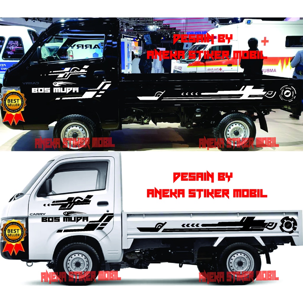 CUTTING STIKER MOBIL NEW CARRY STIKER VARIASI BODY NEW CARRY TERBARU