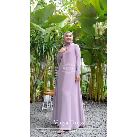 VANYA DRESS  STANDAR DAN JUMBO XXL BY MAREVI GAMIS TERBARU ABAY ORIGINAL