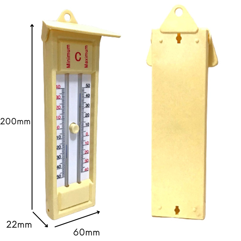 [GRAY.STORE178] Termometer Maksimum Minimum -Thermometer Max Min  -40 s/d 50℃ - TMM