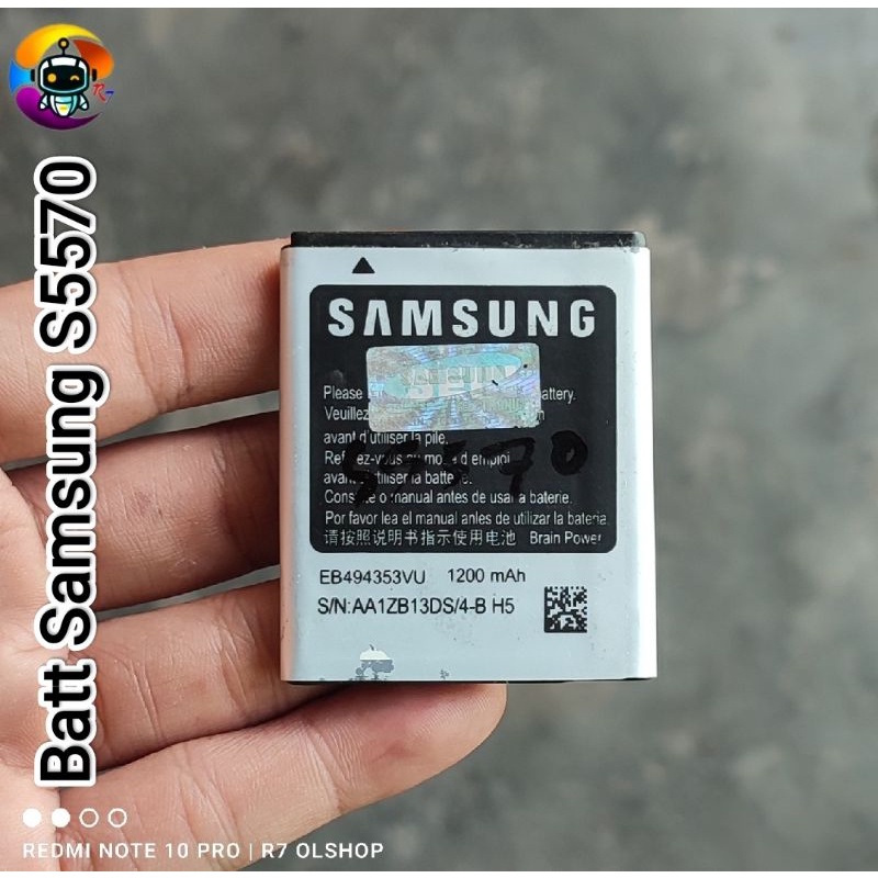 Baterai Samsung Galaxy Star / S5570 / S5282 / S5280 / S5312 / S7230