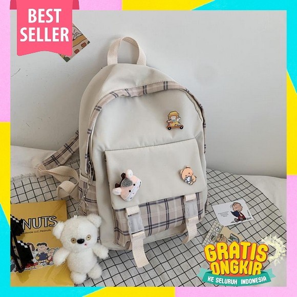 Tas Sekolah Anak Perempuan Sd Smp Sma Kelas 1 2 3 4 5 6 7 8 9 10 11 12 Import Kuliah Kekinian Anti A