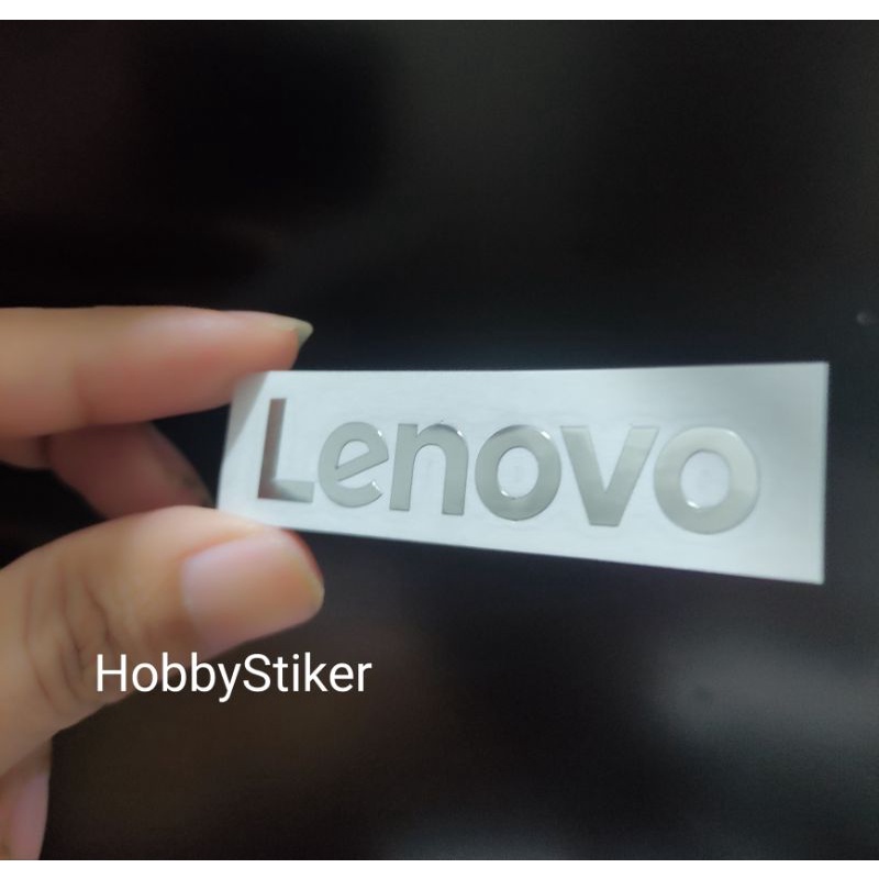 Stiker logo laptop lenovo