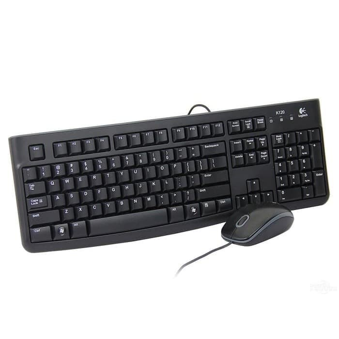 Logitech MK120 Bundling Keyboard Mouse USB MK-120 MK 120 Original Logitech