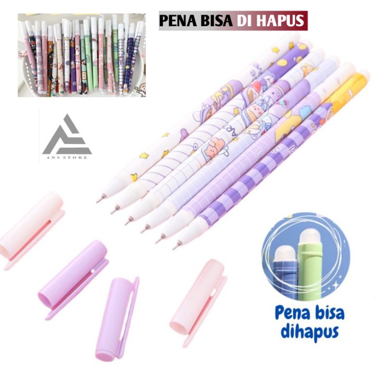 

Pulpen BISA DI HAPUS | Bolpoin Tinta Hitam Gel Bisa Di Hapus Lucu | Bolpoint Lucu | Polpen Karakter | Pena Ajaib Pulpen Alat Tulis Viral Serbaguna | Erasable Pen Gel