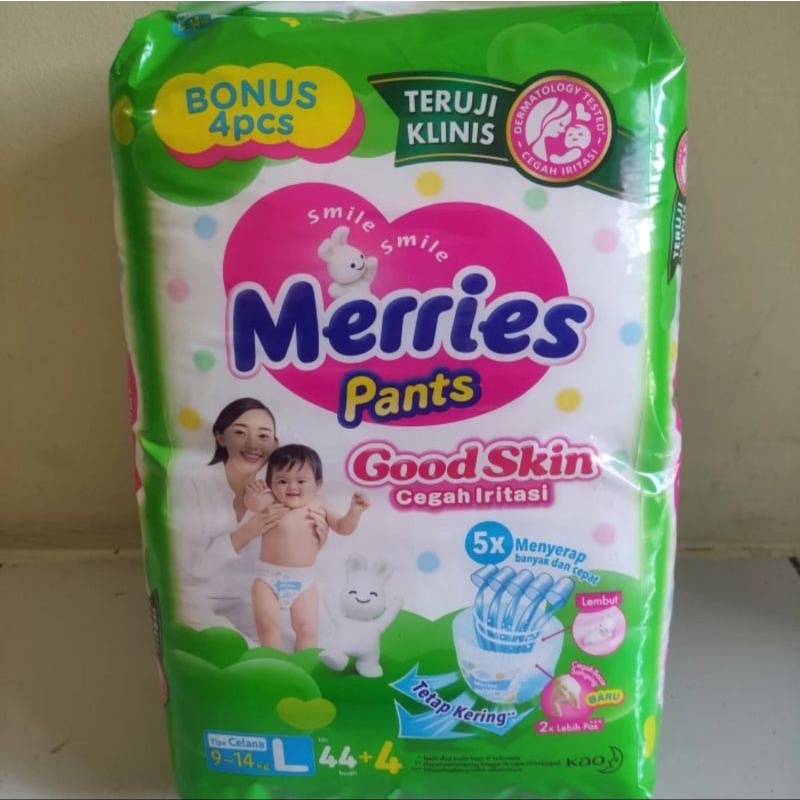 MERRIES Pants Good Skin L44 - Popok Celana - Popok Bayi