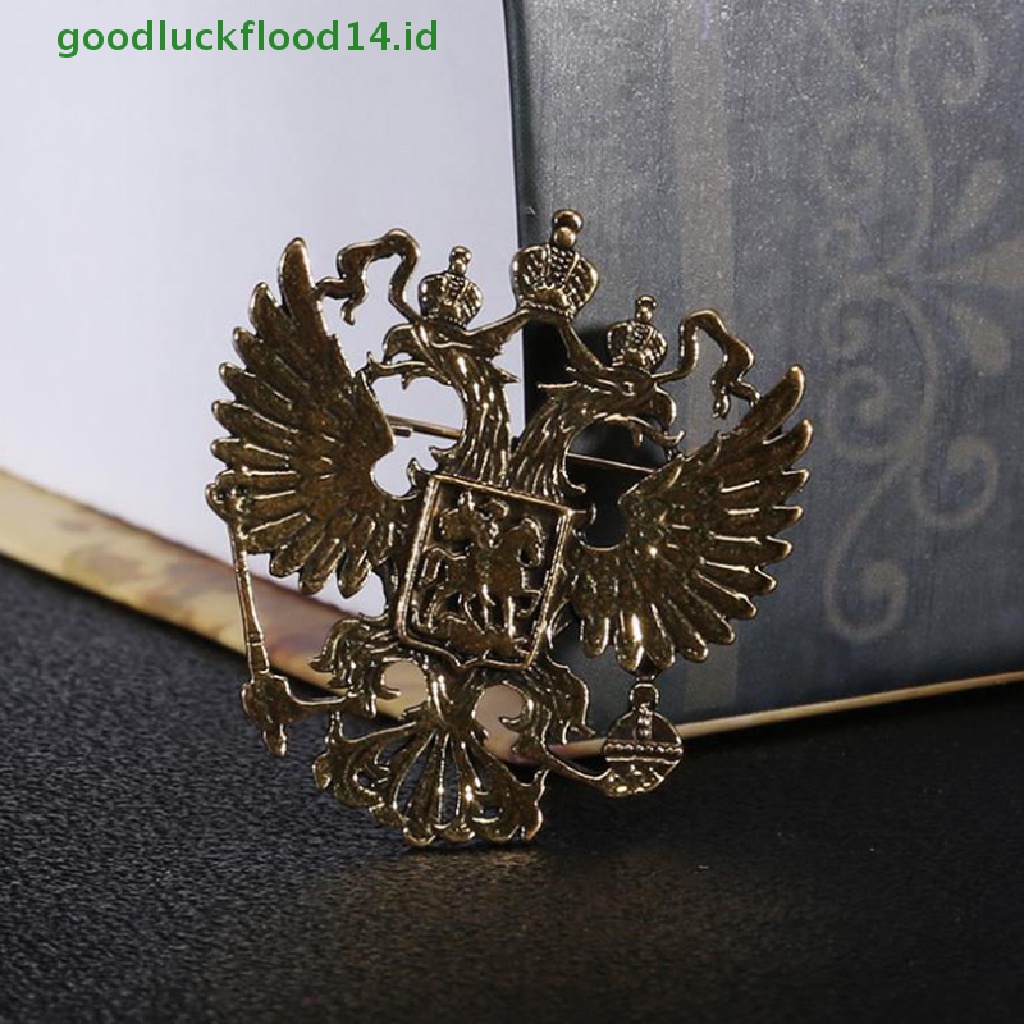 [GOOGFOUR] Vintage Eagle Bros Hewan Lapel Pin Perhiasan Untuk Wanita Pria Aksesoris Pakaian [TOP]